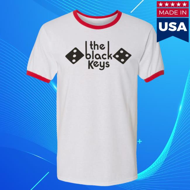 The Black Keys Merch Dice Ringer Tee Shirt