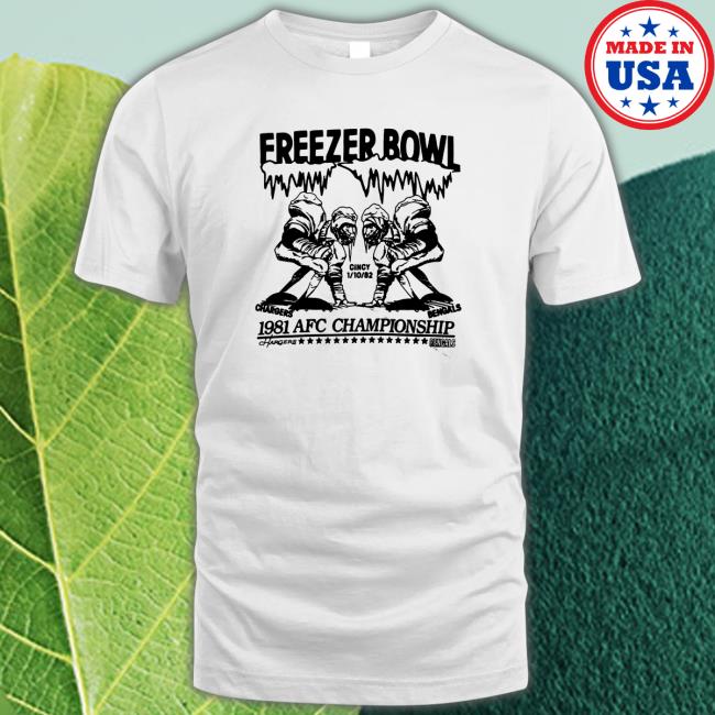 Official Cincinnati Bengals 1981 Freezer Bowl Homage TShirts
