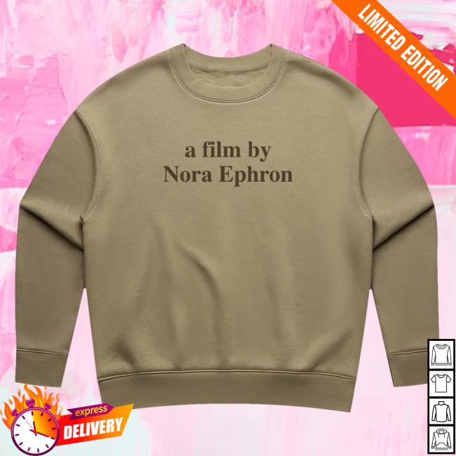 Official Super Yaki Shop Super Yaki By Nora Ephron Women's Relaxed Crew Sand