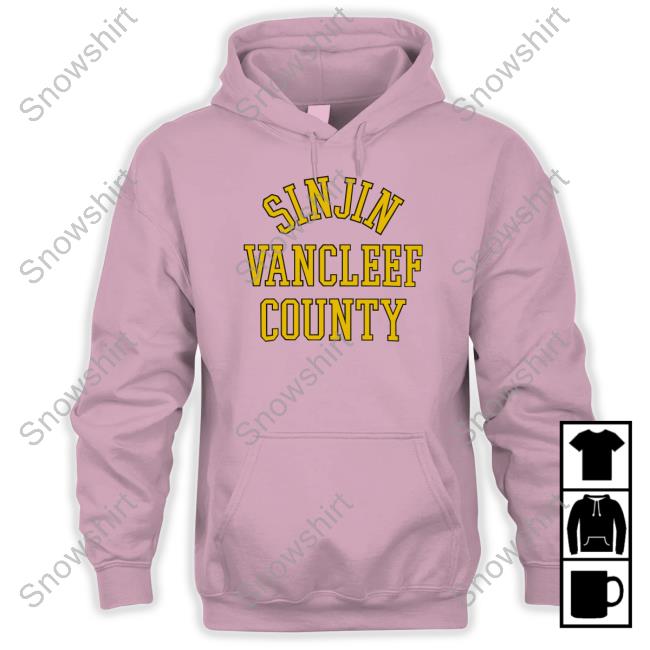 Sinjin Vancleef Coubty Sweatshirts Official Sinjin Vancleef Coubty Crewneck