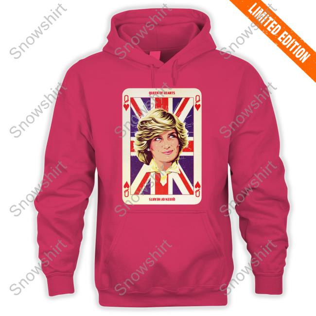 Nordacious Merch Lady Di Queen Of Hearts Shirt Official Nordacious Merch Lady Di Queen Of Hearts Tee