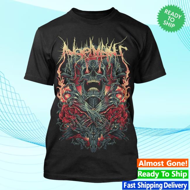 Official Indie Merch Store Angelmaker Demon Roses Popover Shirt Indiemerchstore
