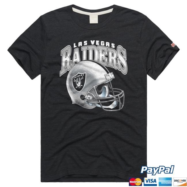 Las Vegas Raiders Gradient Helmet Tshirt Homage | Las Vegas Raiders Official | NFL Football