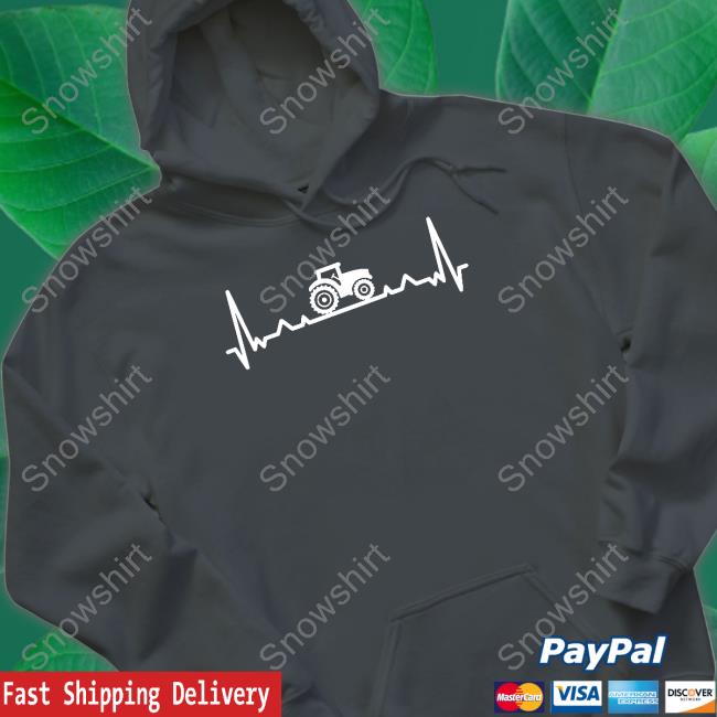 Heartbeat And Tractor Shirt Agrarian Store Heartbeat And Tractor Hoodie