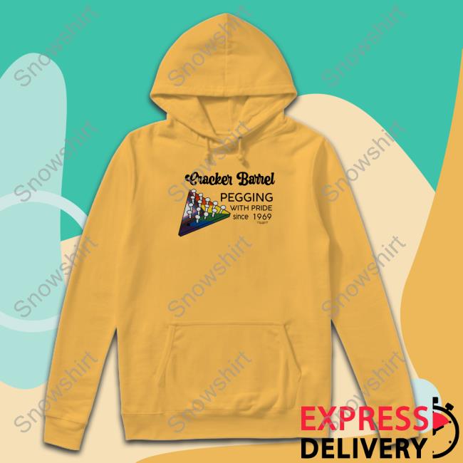 Official Shirts That Go Hard Cracker Barrel Pegging With Pride Since 1969 T Shirt Official Shirts That Go Hard Cracker Barrel Pegging With Pride Since 1969 T Shirt