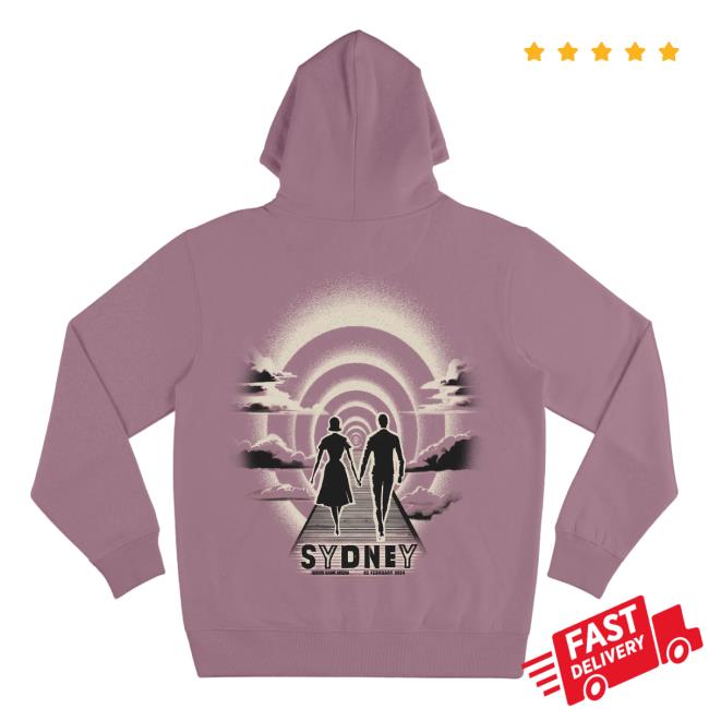 Official Louis Tomlinson Merch Store Shop Louis Tomlinson Sydney Qudos Bank Arena World Tour Dusty Rose Hood - Australia