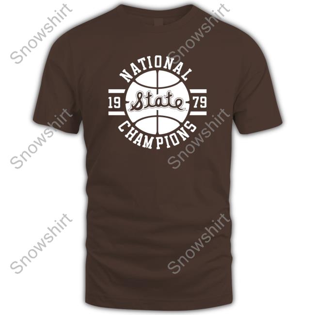State Basketball 1979 National Champions Long Sleeve Tee Offical State Basketball 1979 National Champions Tee Shirt