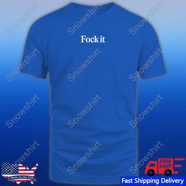 Fock it Shirt Black Fock it Shirt