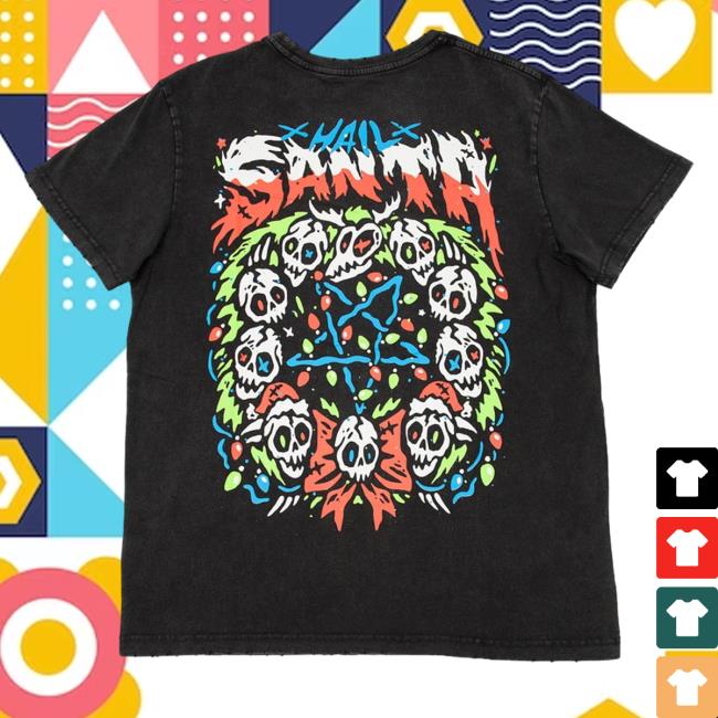 Beautiful Bastard Merch Hail Santa Distressed T Shirt Official Beautiful Bastard Merch Hail Santa Distressed Shirts