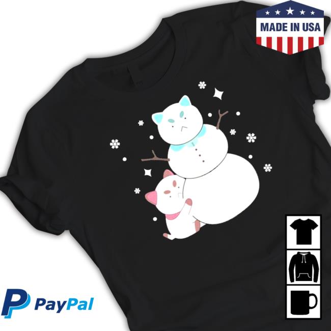 Official Bee And Puppycat Snowman Hoodies Bee And Puppycat Snowman Hoodies