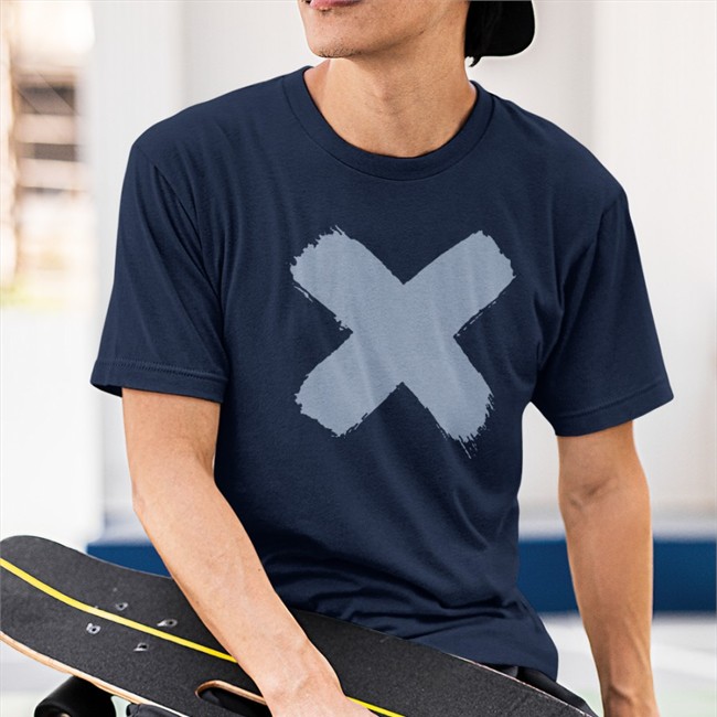 X Washed Blue Shirts