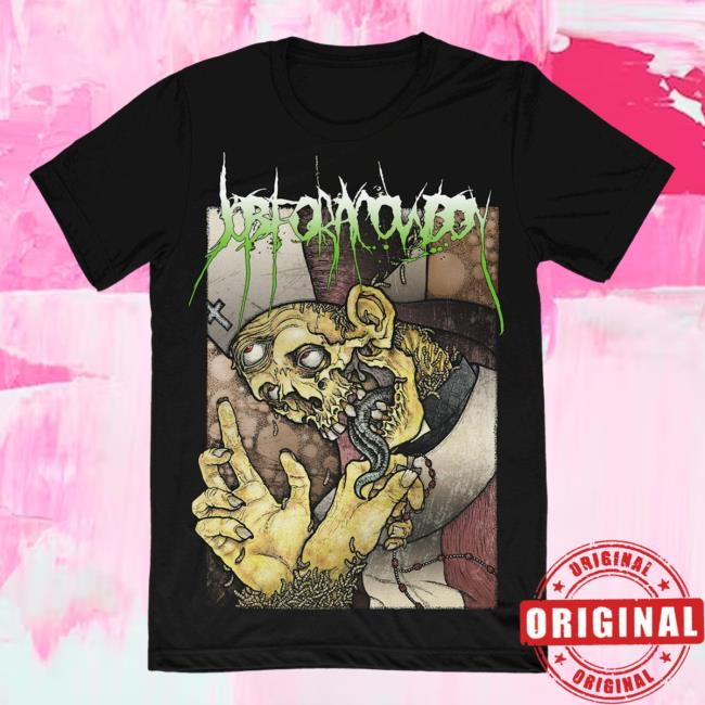 Official MerchBar Job For A Cowboy - Priest Shirts Merch Bar