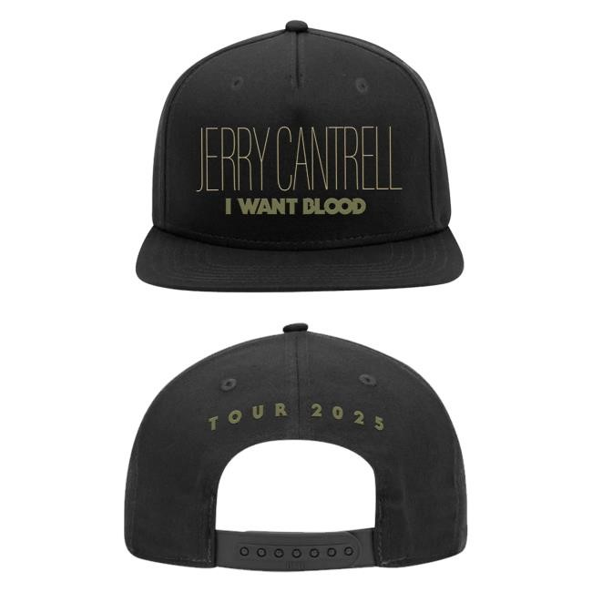 Official Jerry Cantrell Merch Jerry Cantrell - I Want Blood String Bend Cap