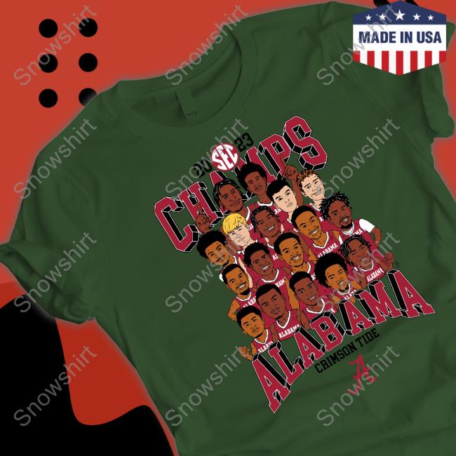 2023 Sec Champs Alabama Crimson Tide Tee Official 2023 Sec Regular Season Champs Alabama Crimson Tide Shirt