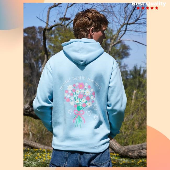Official Happiness Project Bouquet Hoodies - Sky Blue
