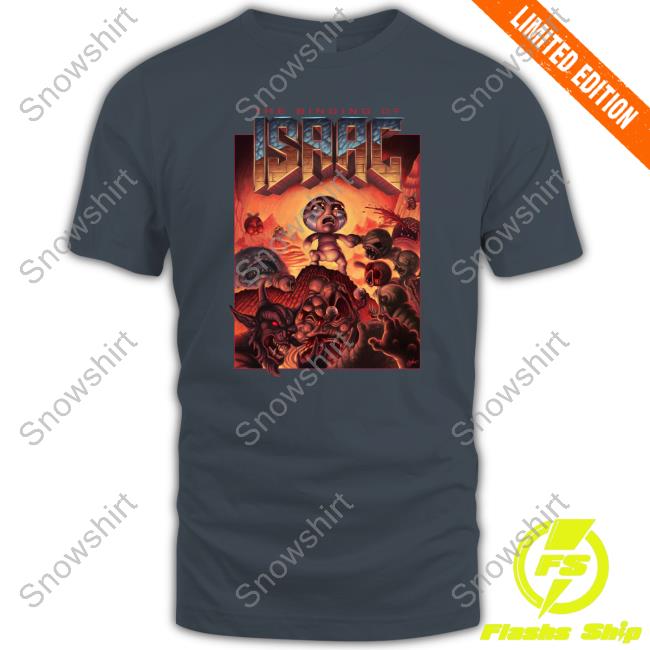 The Binding Of Isaac Hoodie Shirt Edmund Mcmillen’s Unboxing Of Isaac The Binding Of Isaac Edition Limited Long Sleeve Tee Black