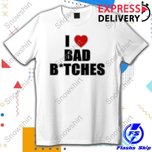 OBC Shop Merch I Love Bat B*tches White Top Shirt