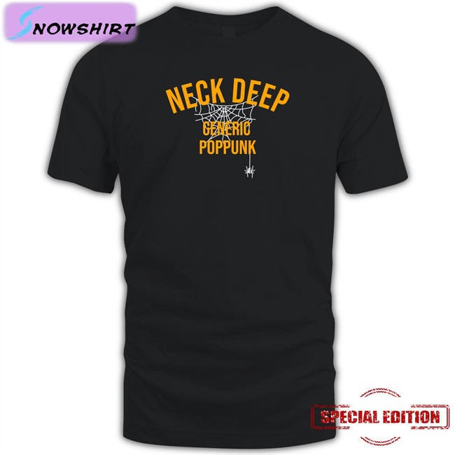 Neckdeepstore Merch Generic Pop Punk Halloween Neck Deep Generic Pop Punk Tee Restock Due To Popular Demand