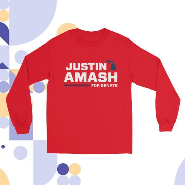 Official Store Justin Amash Merch Justin Amash for Senate Long Sleeve Shirt 2024