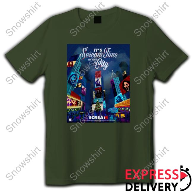 Official It's Scream Time In The City Shirt