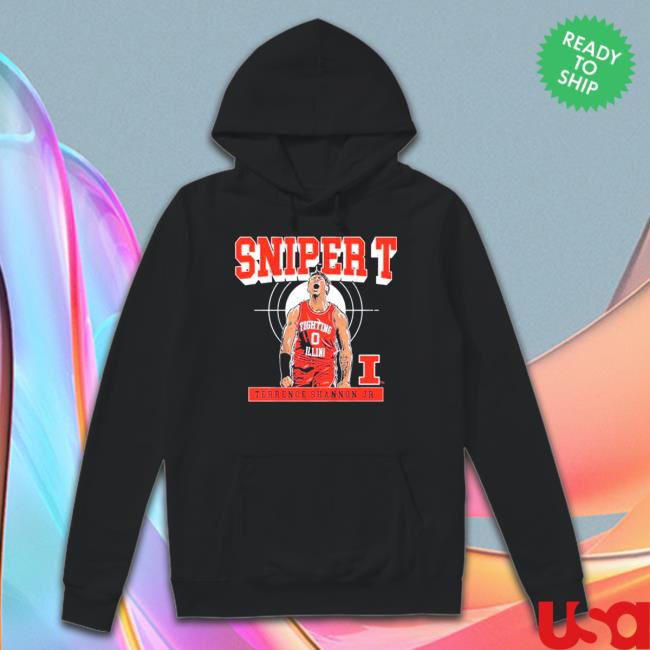 Illinois basketball terrence shannon jr sniper Sweatshirt Illinois basketball terrence shannon jr sniper Hoodies