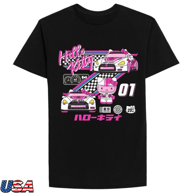 Official Sanrio Hello Kitty Racing T Shirt