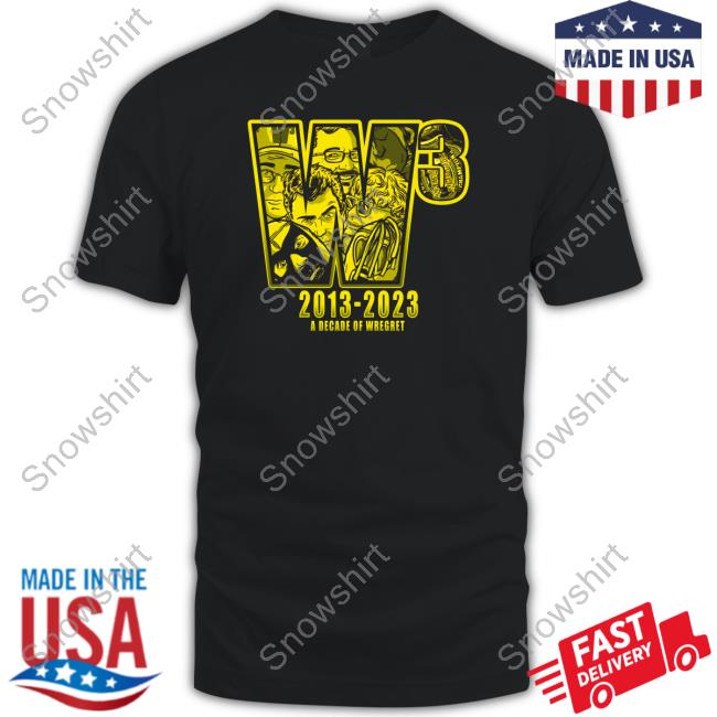 Brian Zane Pro Wrestling Tees Merch A Decade Of Wregret T-Shirt