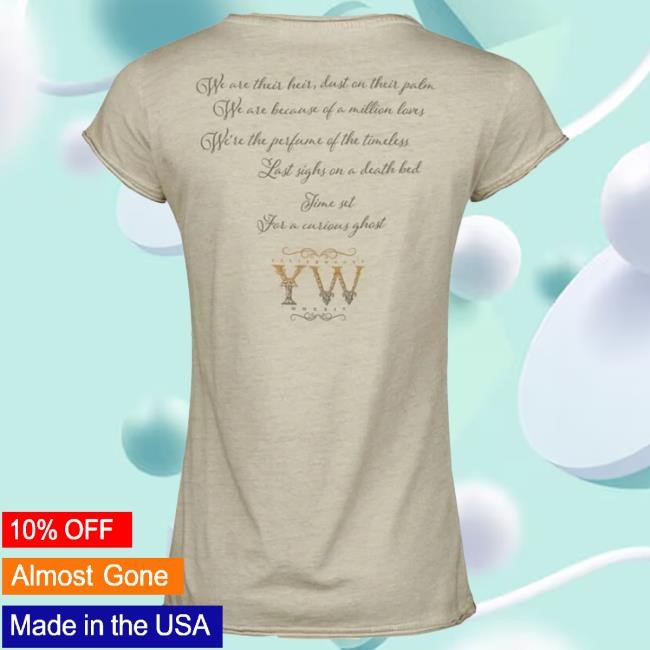 Official Backstage Rock Shop Nightwish Yesterwynde Writing, Women's Top Shirt