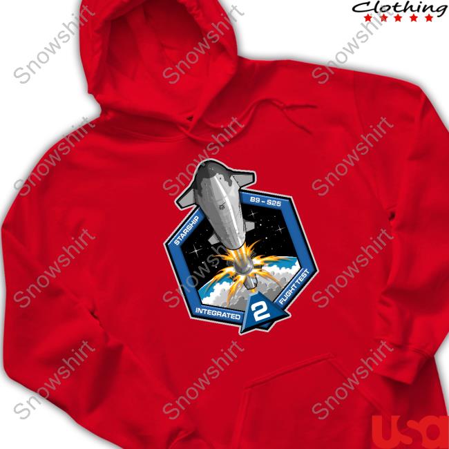 Official Marcus House Shop Starship Flight Test 2 Tee Official Marcus House Starship Flight Test 2 Shirt