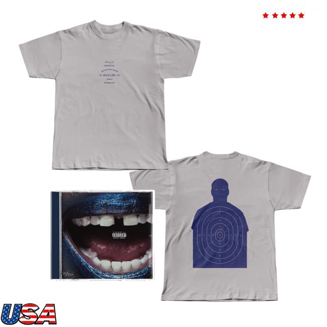 Blue Lips Fan Pack A Vintage Shirt Schoolboy Q Merch