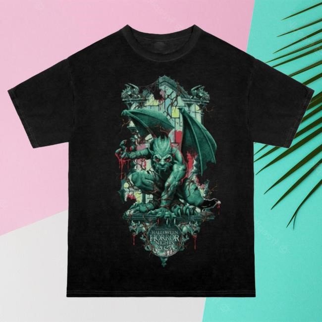 Official Halloween Horror Nights 2025 Logo Adult Hot Shirt