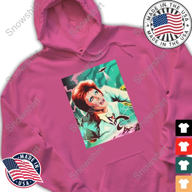 Galactic Bowie Tee Shirt Official Nordacious Store Galactic Bowie Tee Shirt