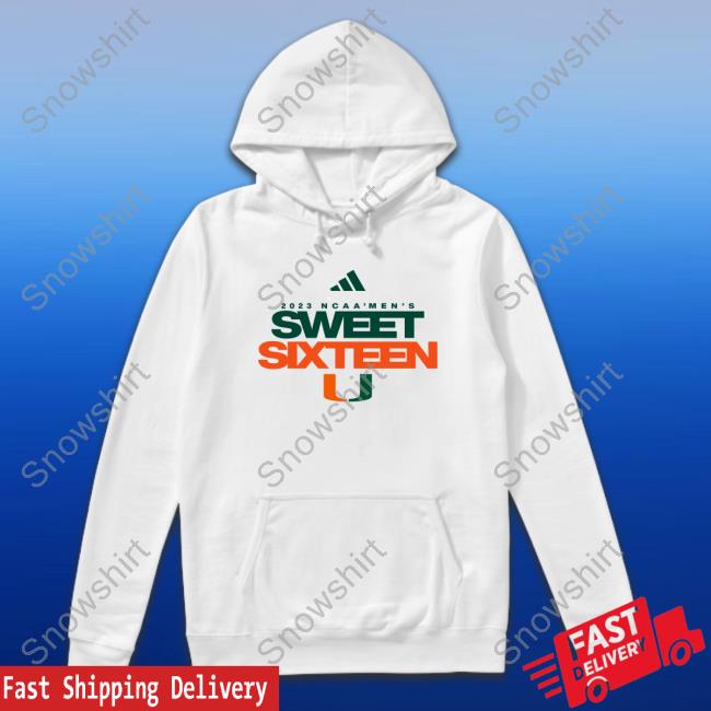 Official allCanes Miami Hurricanes 2023 Ncaa Sweet 16 Tee Shirt