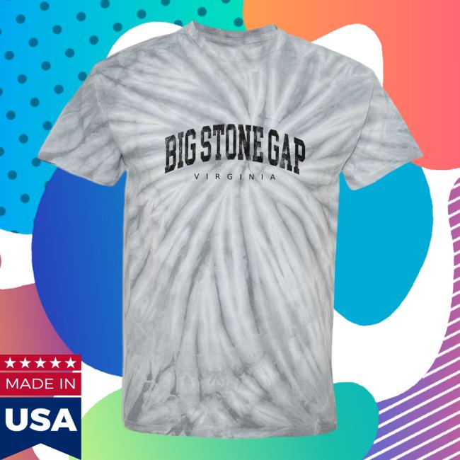 Official Hometown Apparel Clothing Merch Big Stone Gap Virginia Urban Vibe Tie-Dye Shirts Tie Dye Silver