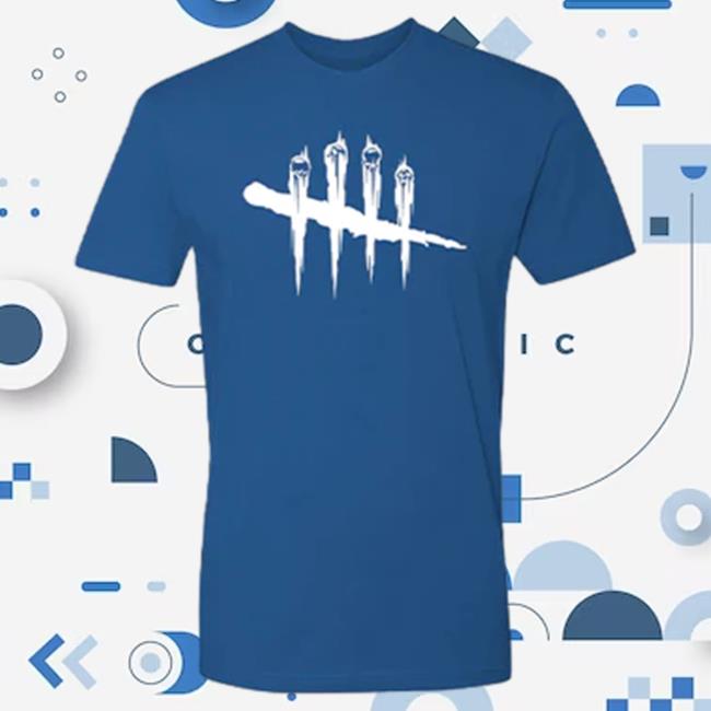 Official Dead By Daylight Merch Store Dead By Daylight Slashes Unisex Crew Attractive Shirt (Royal Blue) Deadbydaylight Shop