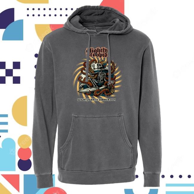 Official Slightly Stoopid Merch Store Shop Octo 2024 Tour Popover Sweatshirt