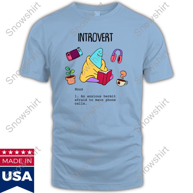 Official The Land Of Boggs Introvert An Anxious Hermit Afraid To Make Phone Call Shirt