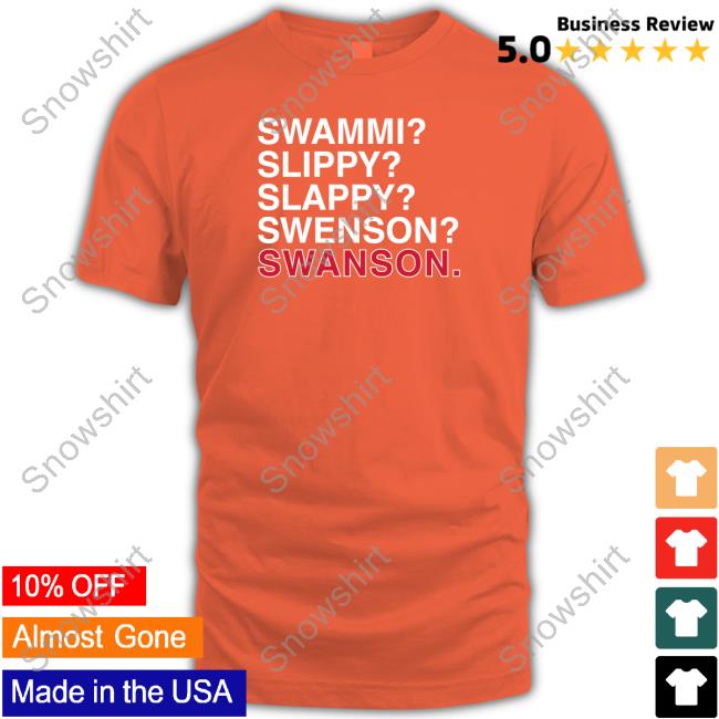 Swammi Slippy Slappy Swenson Swanson Tank