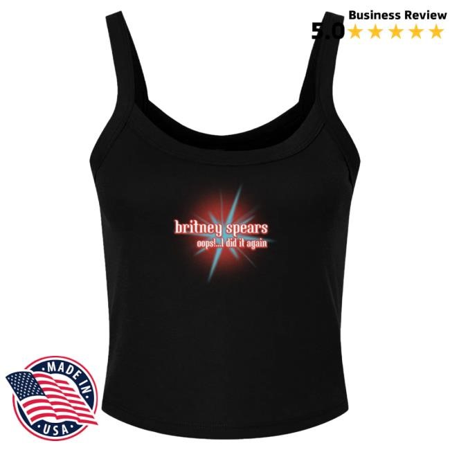 Britney Spears Oops...! Tour Anniversary Tank Top T Shirt
