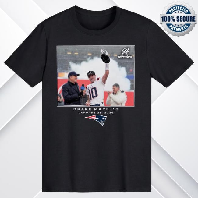New England Patriots Champion Drake Maye Apparel