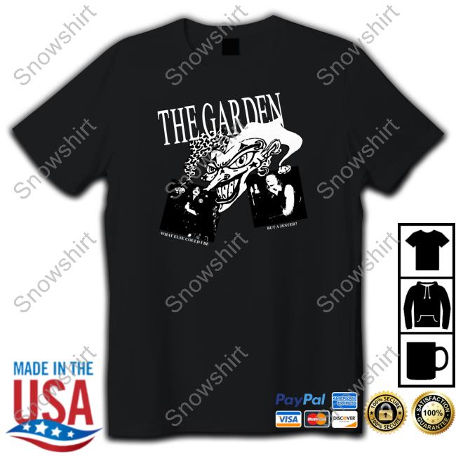 The Garden What Else Could I Be But A Jester Black Long Sleeve Shirt