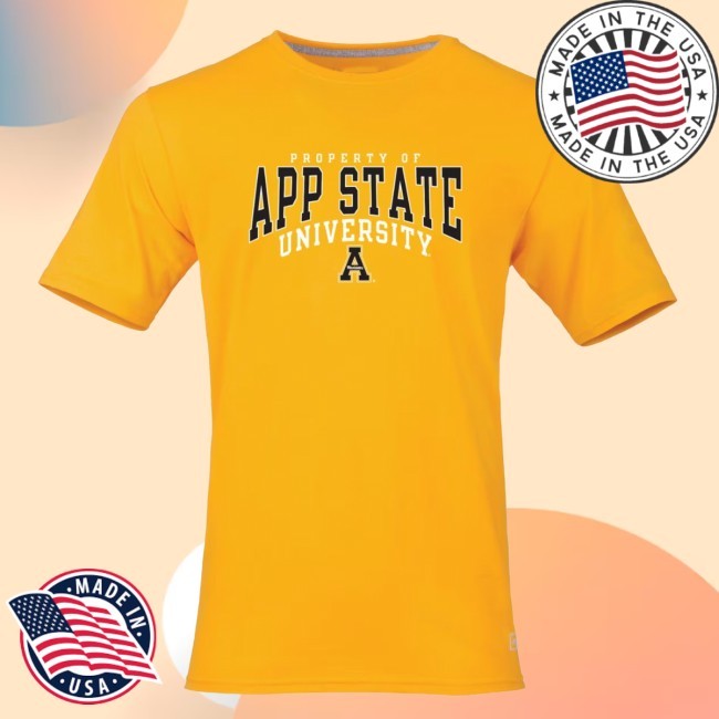 Campusstore Shop Russell Athletics App State University Youth Tee Tee Shirt