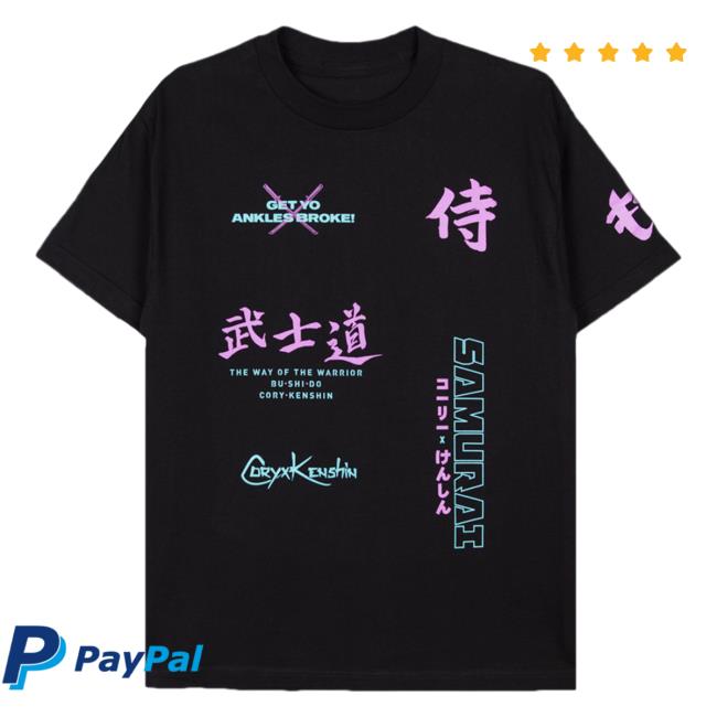 Coryxkenshin Merch Store Shop Cory X Kenshin Samurai Blammer Top Shirt Official Coryxkenshin Merch Store Shop Cory X Kenshin Samurai Blammer Top Shirt
