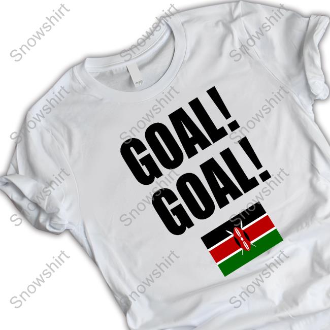 Official Goal Goal Flag Kenya T Shirts