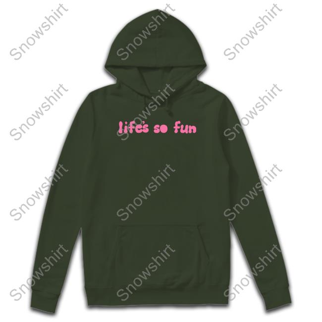 Life's So Fun Forest Green Long Sleeve Shirt