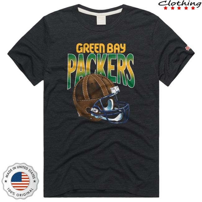 Green Bay Packers Gradient Alt Helmet Tee Homage | Green Bay Packers Official | NFL Football