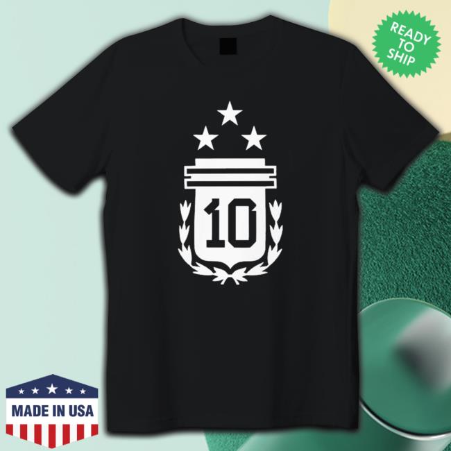 Argentina champions 3 stars flag Long Sleeve Tee