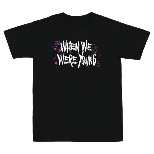 Official When We Were Young Festival 2023 Merch Fest Lineup T-Shirt Pink WhenWeWereYoung