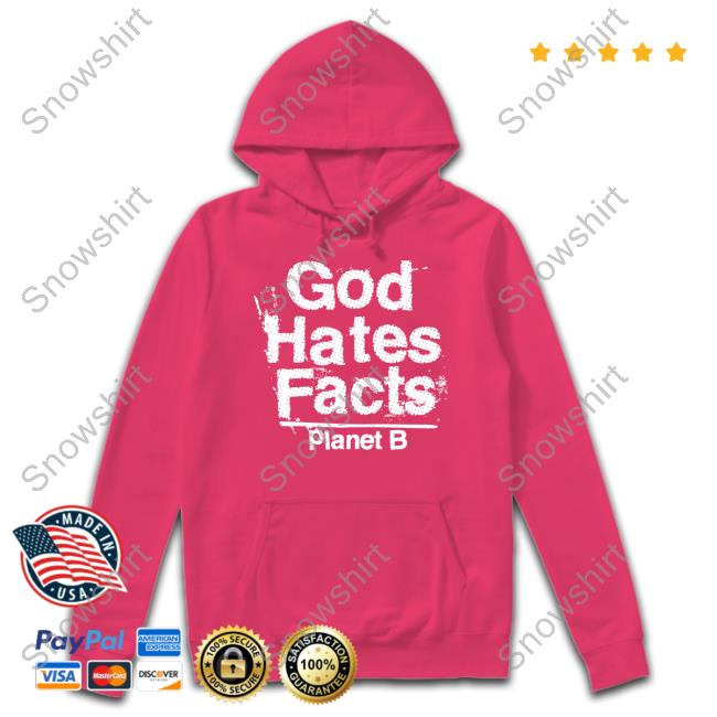 Three One G Merch Planet B God Hates Facts Black Long Sleeve Shirt
