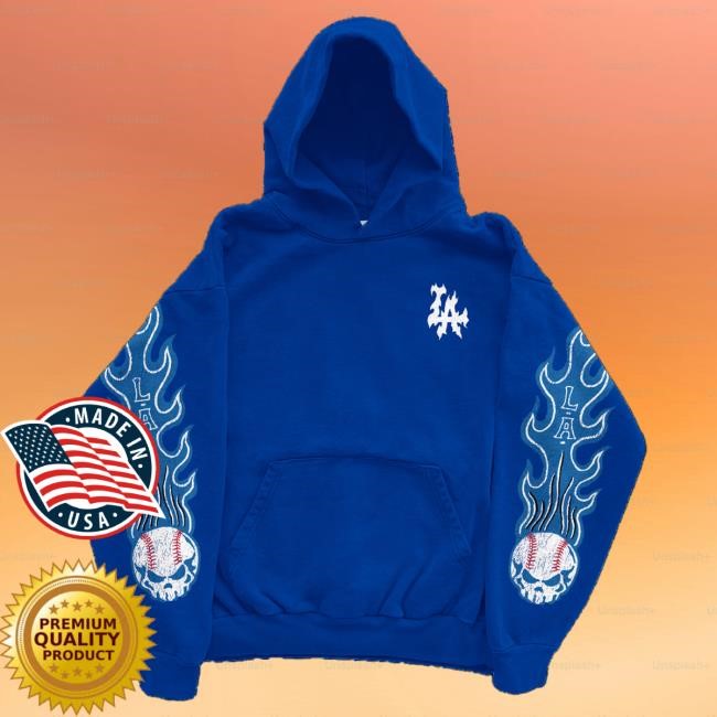 Official Warren Lotas Merch Shop Back 2 Back Pullover Hoodie - Blue